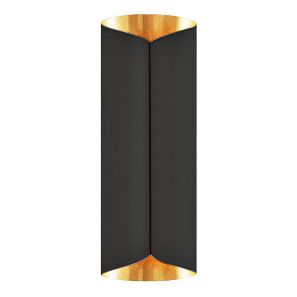 DecorBites™ Postmodern Roll Shape Metal Wall Lamp Sconce - 2-Bulb Wall Mount Light for Stairs