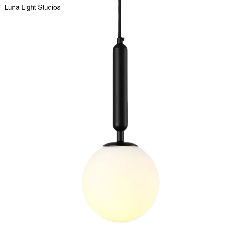 DecorBites™ Postmodern Spherical Wall Mounted Lamp in Black/Gold with Clear Water/White Glass - Perfect Bedside Light