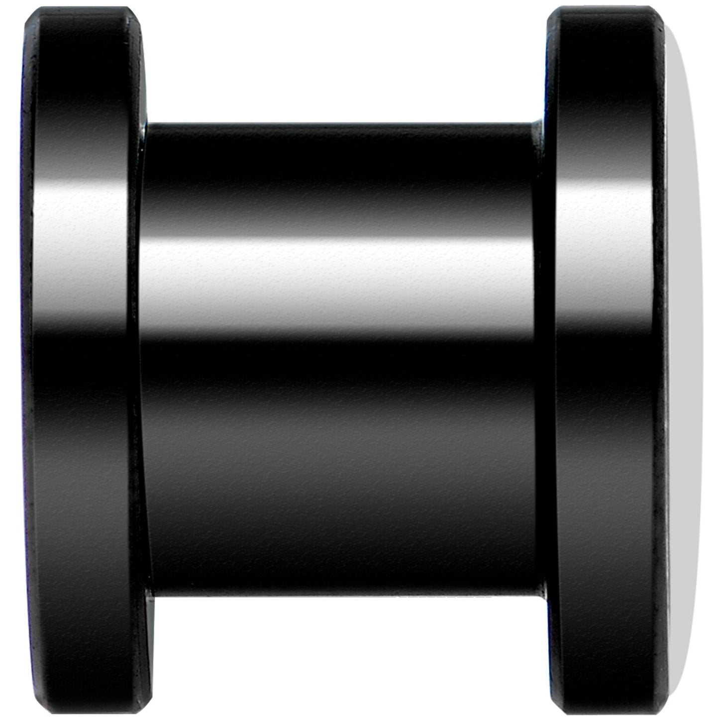 Full Color Owl Black Anodized Screw Fit Plug Set 0G
