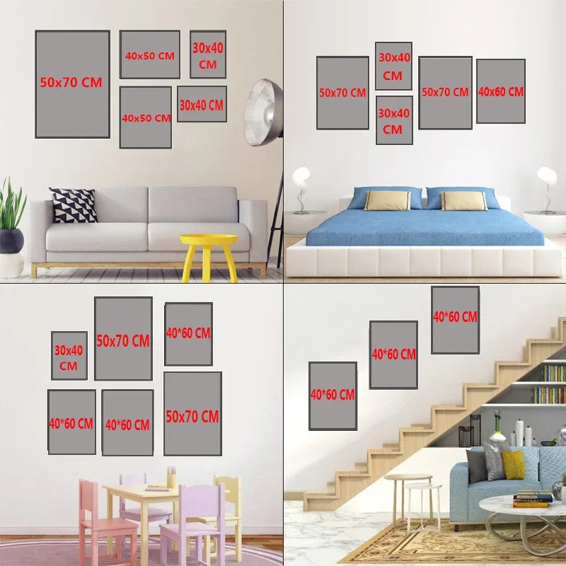DecorBites™ Retro Abstract Canvas Print for Modern Home