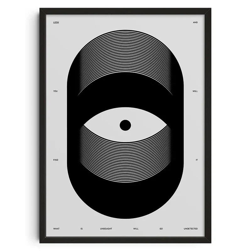 DecorBites™ Retro Abstract Canvas Print for Modern Home