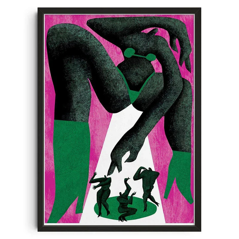 DecorBites™ Retro Abstract Canvas Print for Modern Home