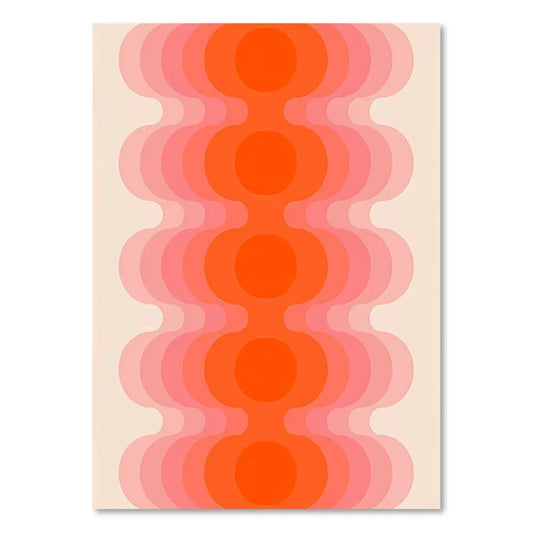 DecorBites™ Retro Art Prints Multicolor Canvas Wall Decor