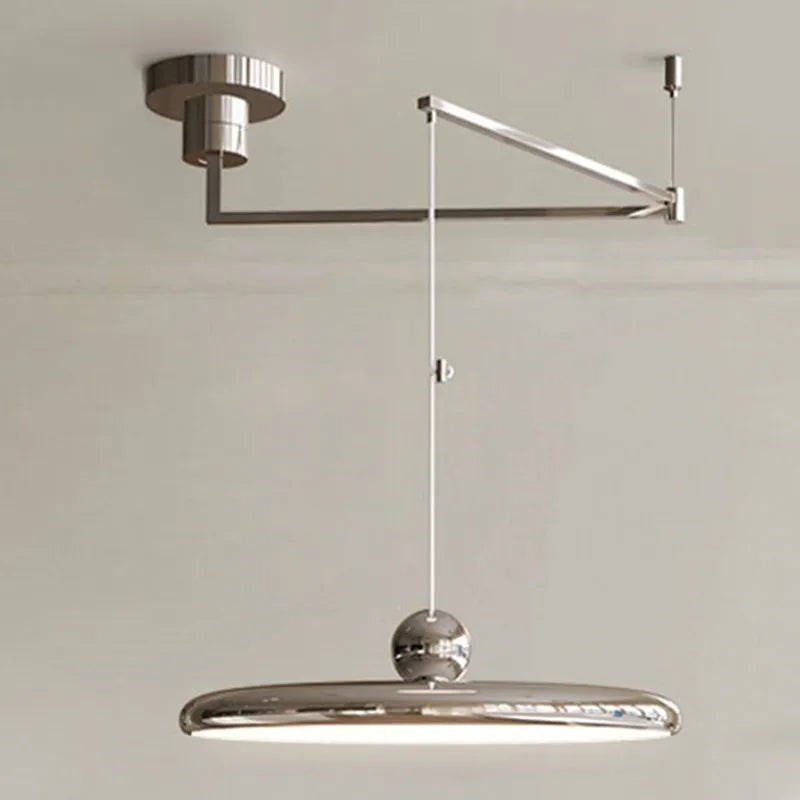 DecorBites™ Rotatable Nordic LED Pendant Light - Cream Iron Chandelier