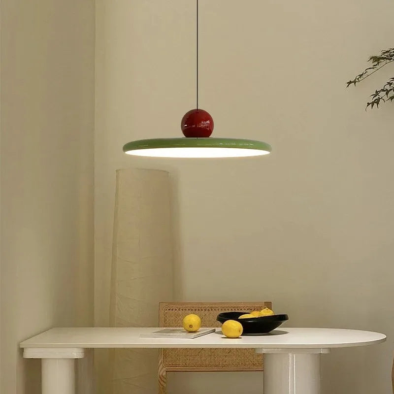 DecorBites™ Rotatable Nordic LED Pendant Light - Cream Iron Chandelier