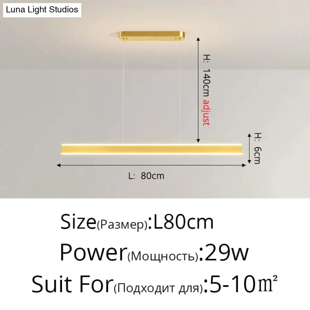 DecorBites™ Salix V - Modern Minimalist Led Dimmable Bar Pendant Light