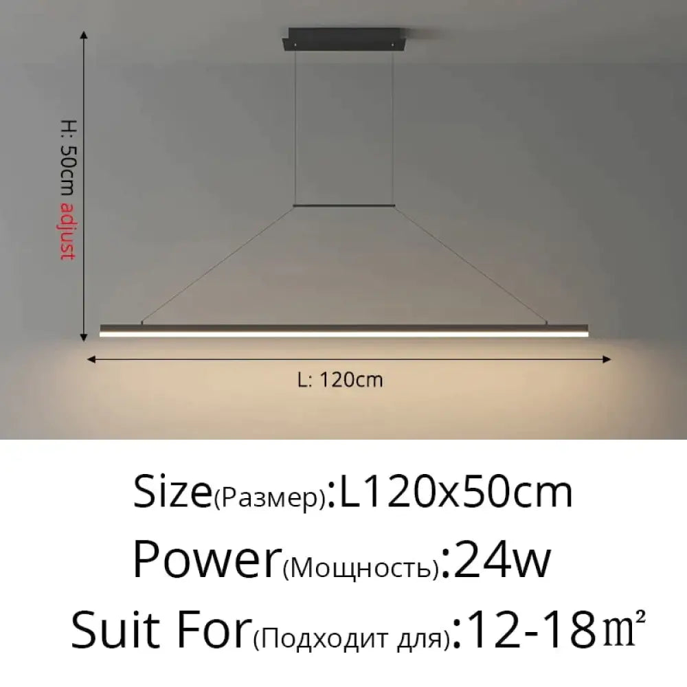 DecorBites™ Salix V - Modern Minimalist Led Dimmable Bar Pendant Light