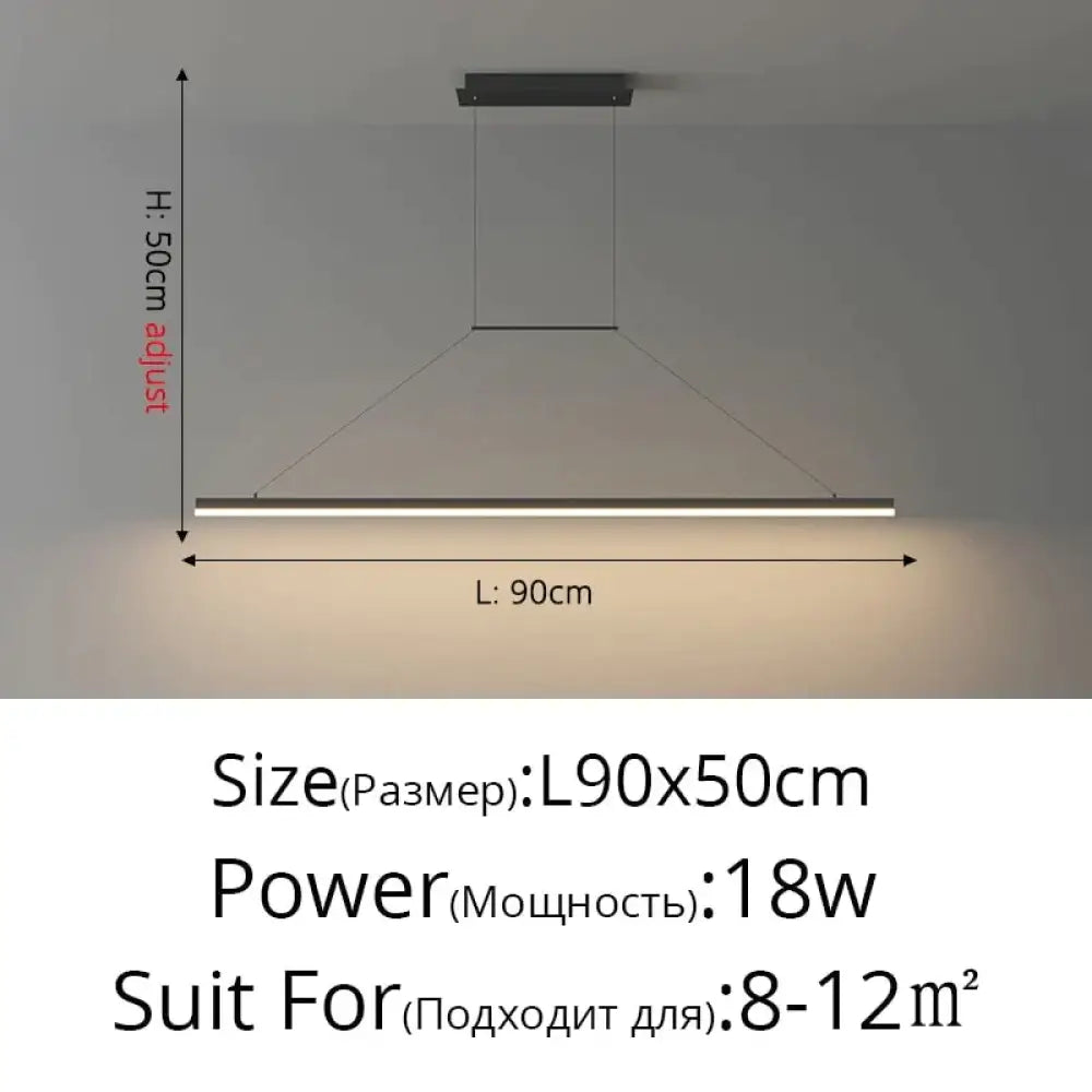 DecorBites™ Salix V - Modern Minimalist Led Dimmable Bar Pendant Light