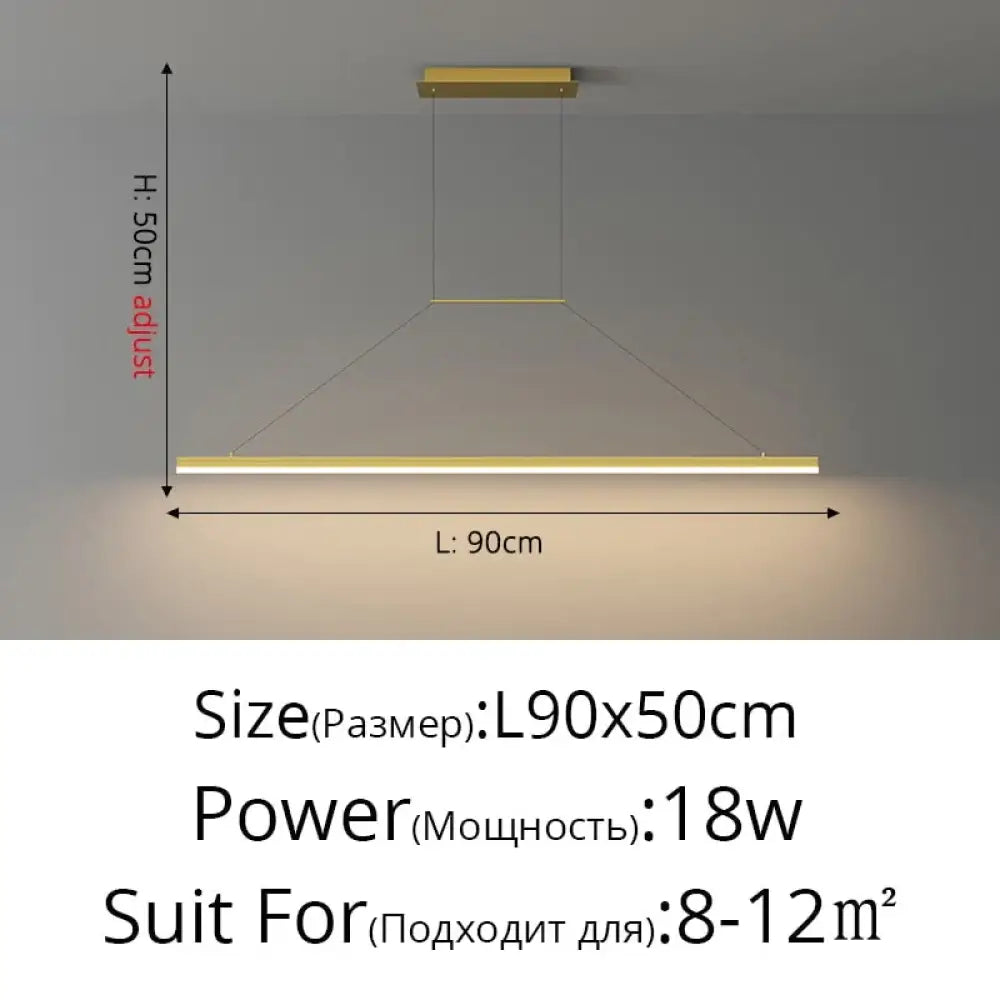 DecorBites™ Salix V - Modern Minimalist Led Dimmable Bar Pendant Light