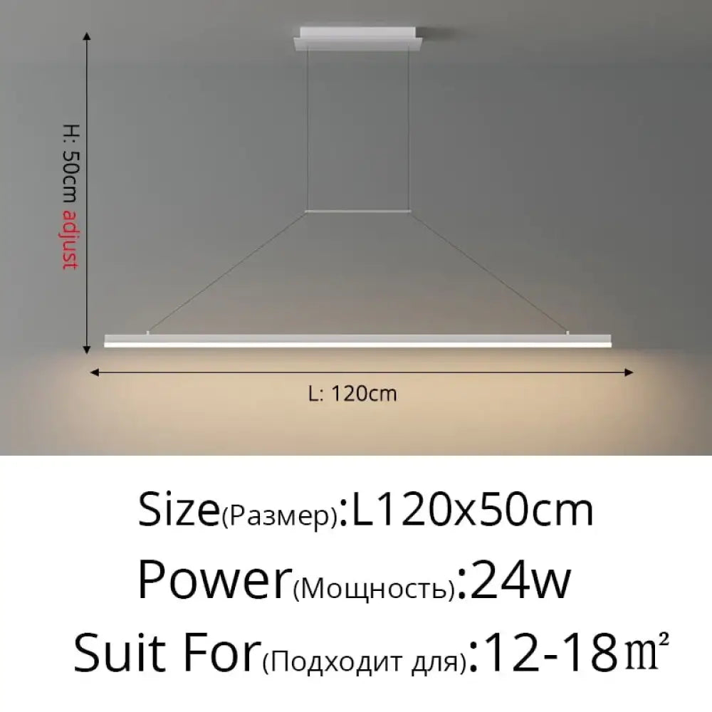 DecorBites™ Salix V - Modern Minimalist Led Dimmable Bar Pendant Light