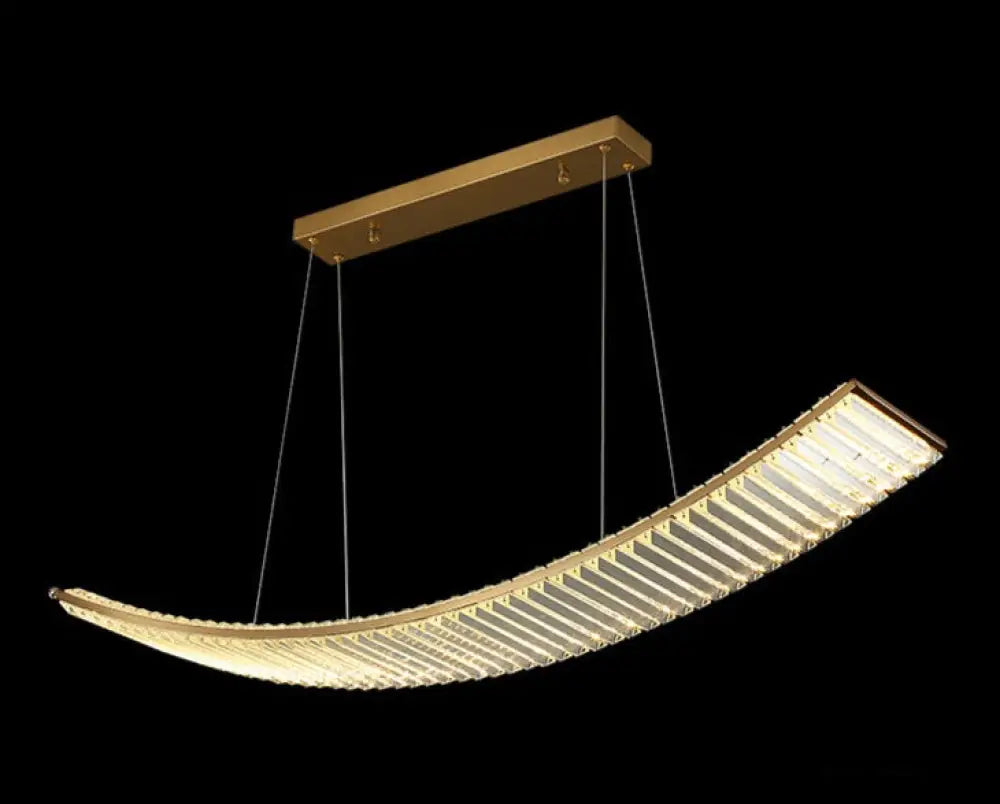DecorBites™ Shopia - Luxury Arch Crystal Suspension Chandelier - Modern Lighting Design