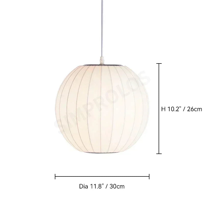DecorBites™ Silk LED Pendant Lamp - Modern Designer Lighting