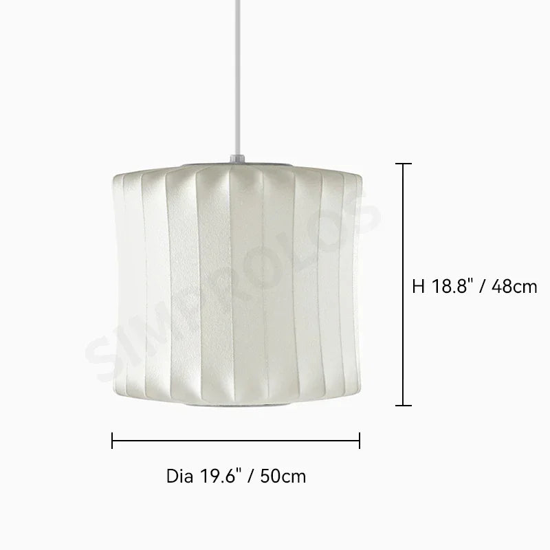 DecorBites™ Silk LED Pendant Lamp - Modern Designer Lighting