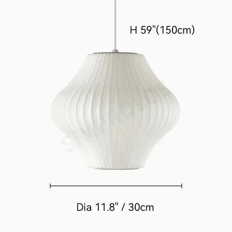 DecorBites™ Silk LED Pendant Lamp - Modern Designer Lighting