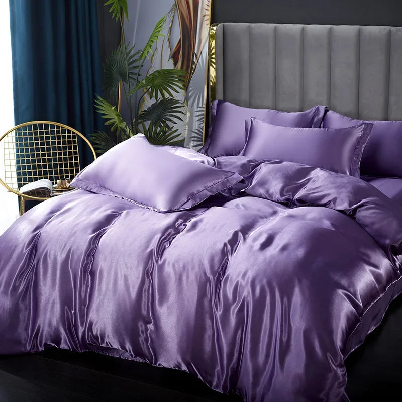 DecorBites™ Silk Luxury Bedding Set - Various Sizes