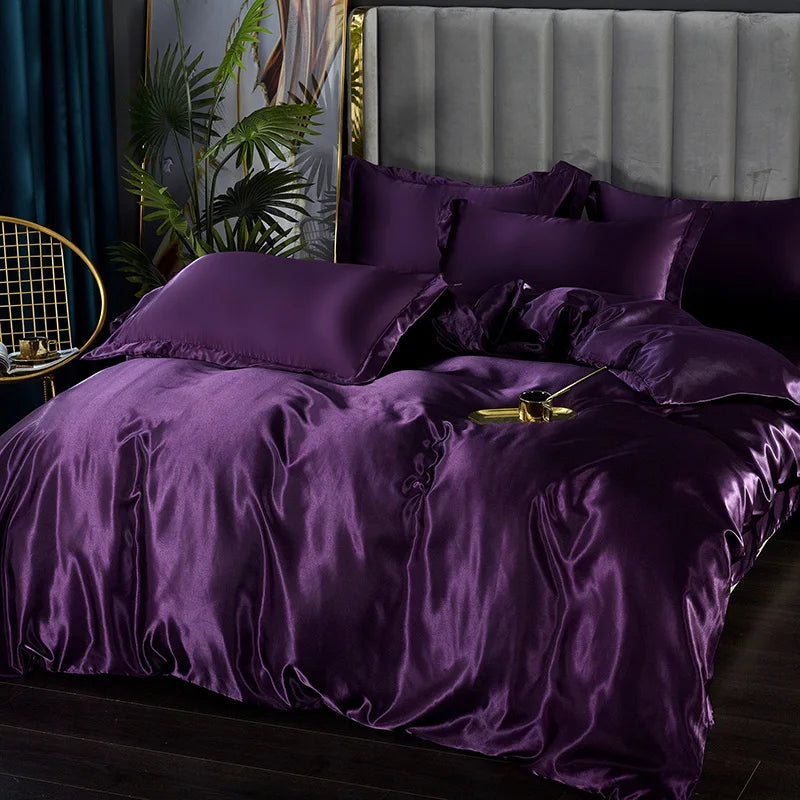 DecorBites™ Silk Luxury Bedding Set - Various Sizes