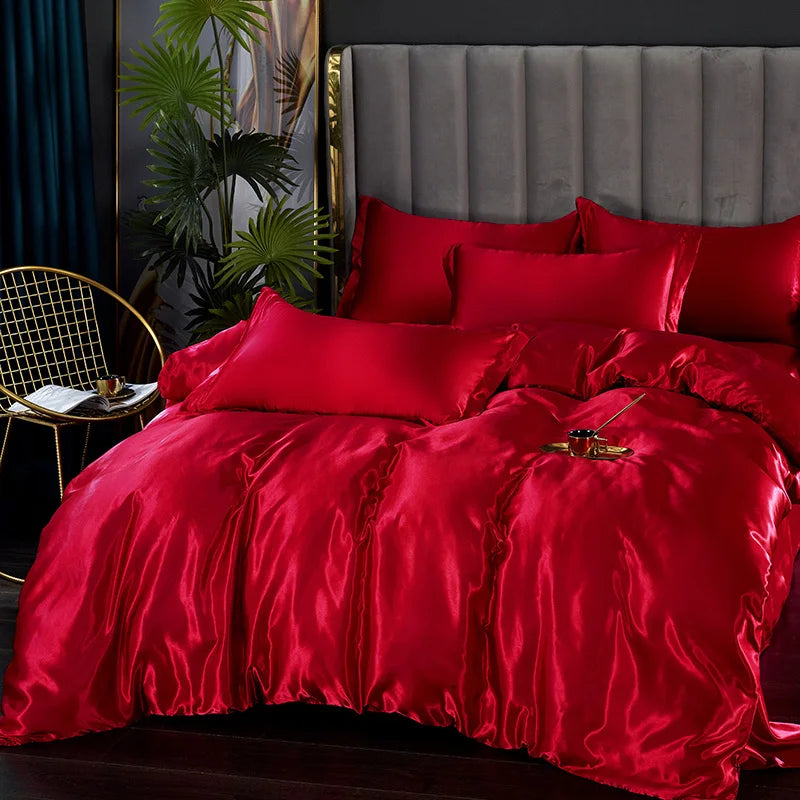DecorBites™ Silk Luxury Bedding Set - Various Sizes