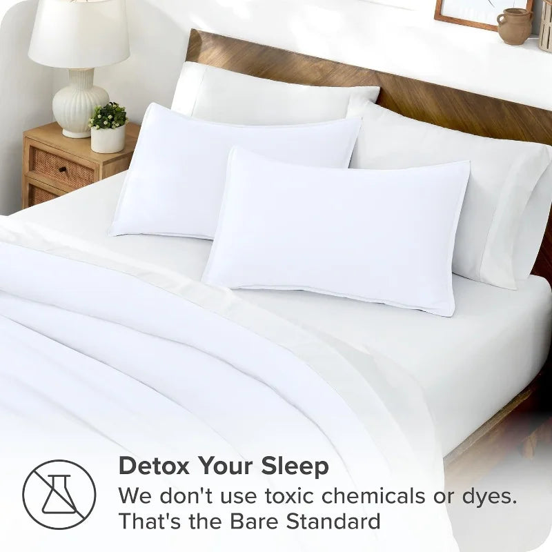 DecorBites™ Silky Cooling Duvet Cover Set, 3pcs Full/Queen/King