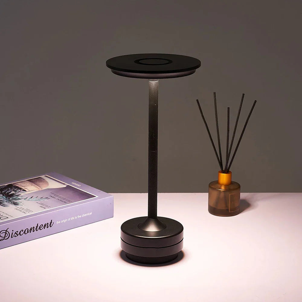 DecorBites™ Simple charging LED Desk Lamp restaurant bar desk lamp dimming atmosphere retro portable charging touch USB desk lamp