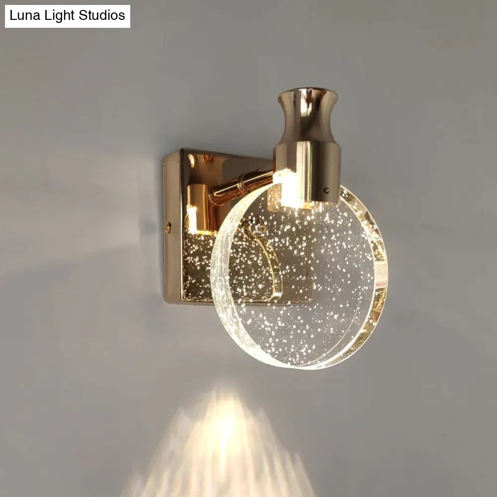 DecorBites™ Simple Crystal LED Wall Lamp for Bathroom Bedroom