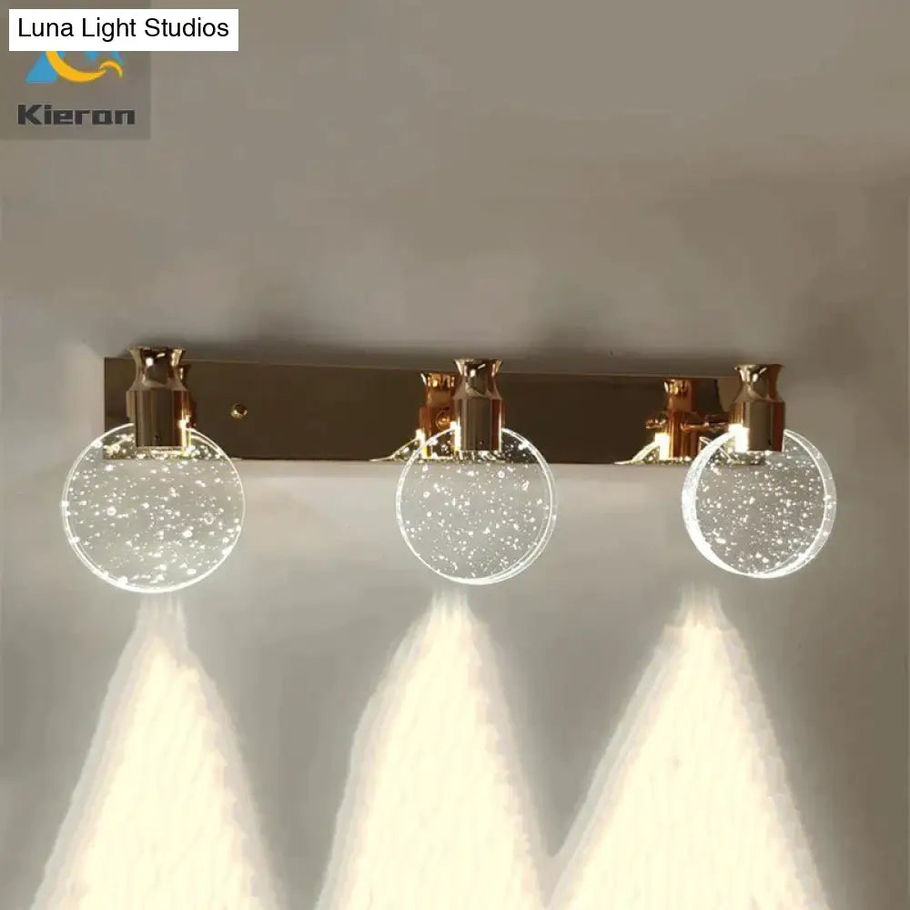 DecorBites™ Simple Crystal LED Wall Lamp for Bathroom Bedroom