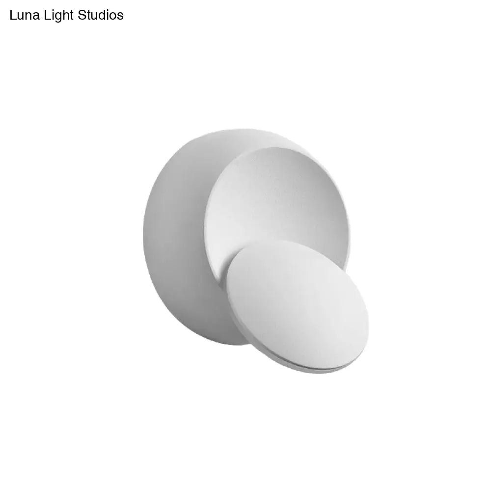 DecorBites™ Simple Style LED Aluminum Wall Lamp | Black/White Finish | for Stairway