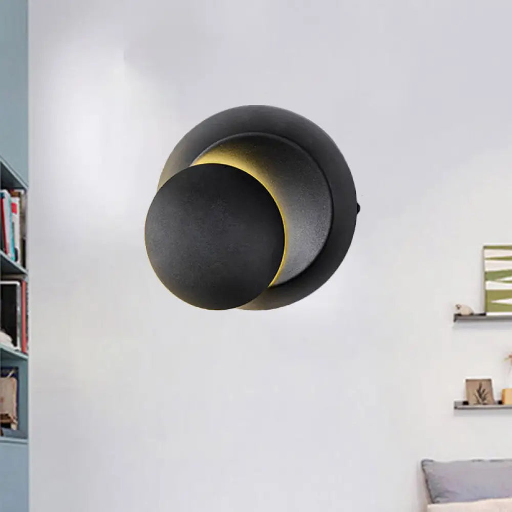 DecorBites™ Simple Style LED Aluminum Wall Lamp | Black/White Finish | for Stairway