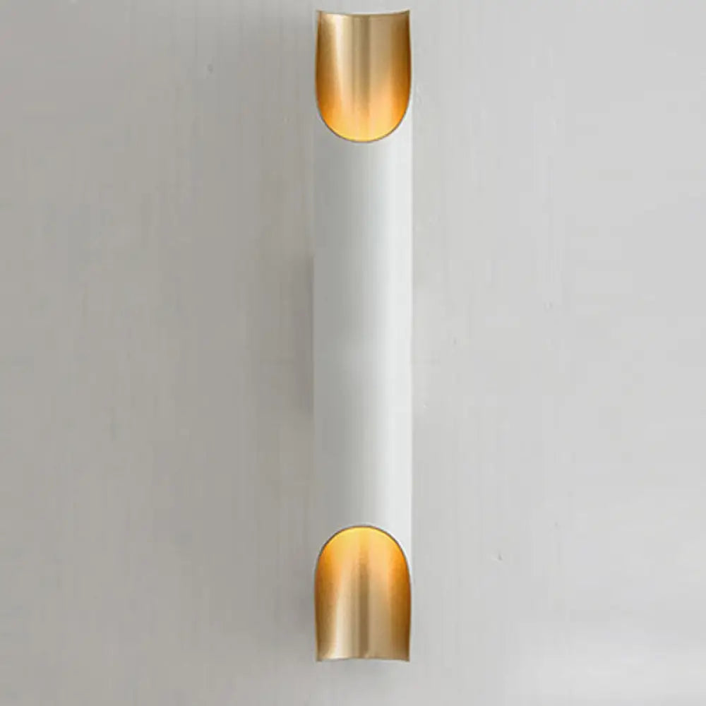 DecorBites™ Sleek Aluminum Wall Light Sconce for Beveled Tube Wall Mount - Ideal for Living Rooms