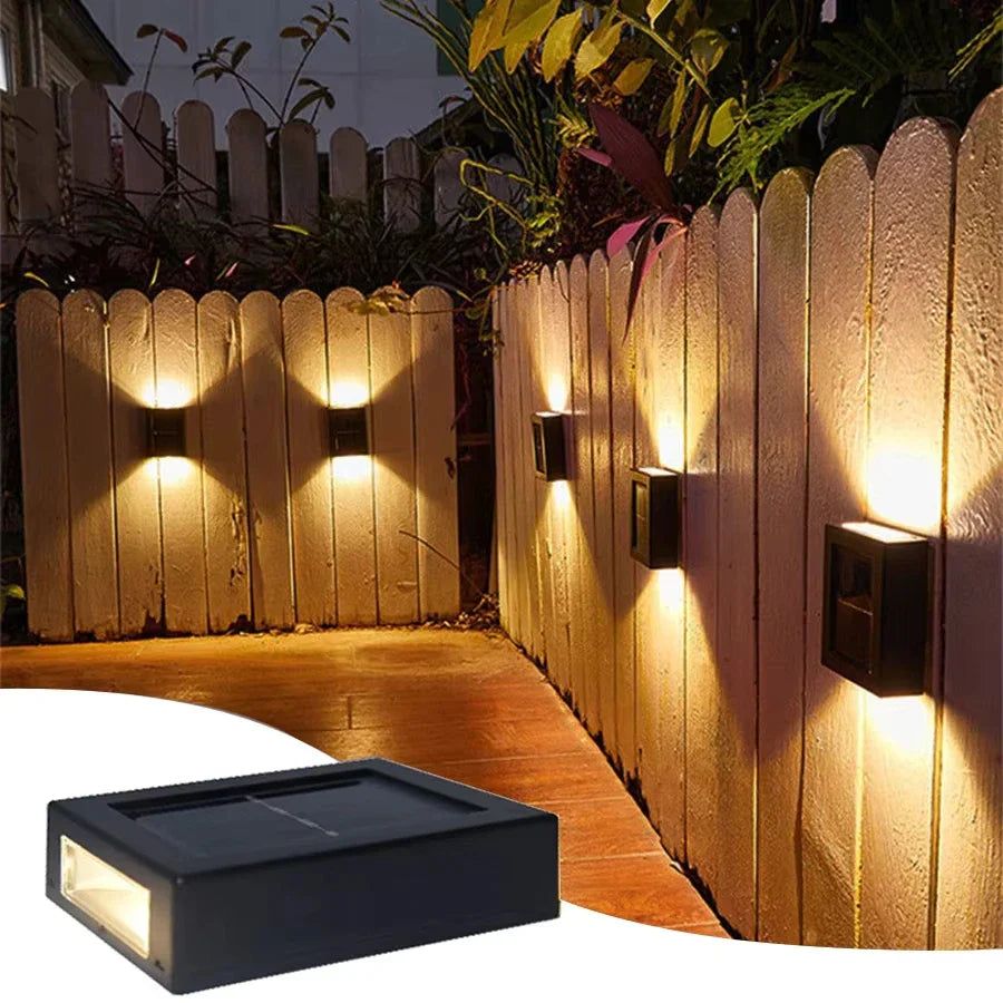 DecorBites™ Solar LED Outdoor Wall Light
