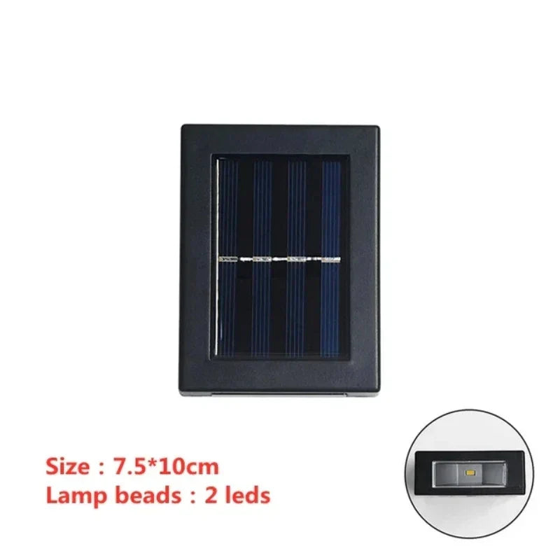 DecorBites™ Solar LED Outdoor Wall Light
