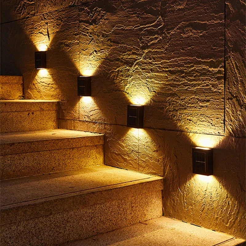 DecorBites™ Solar LED Outdoor Wall Light