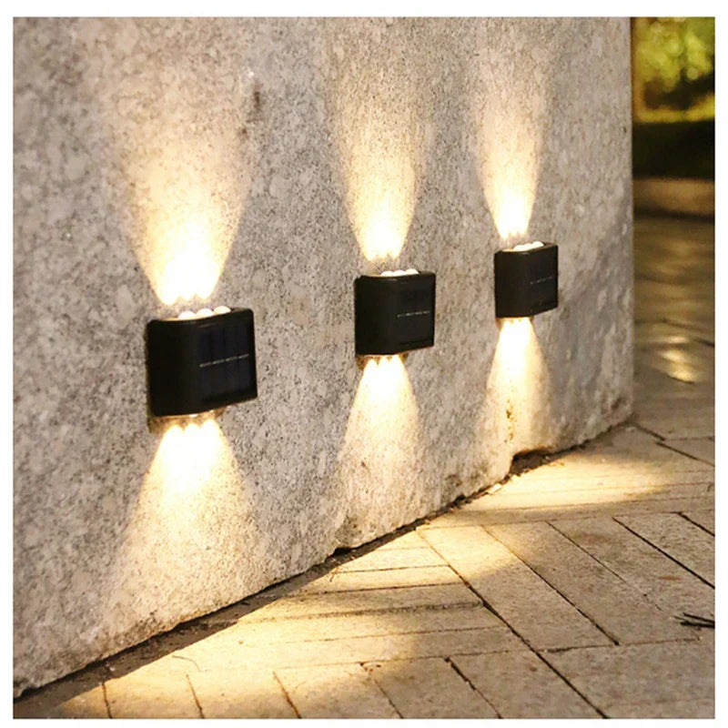 DecorBites™ Solar LED Outdoor Wall Light