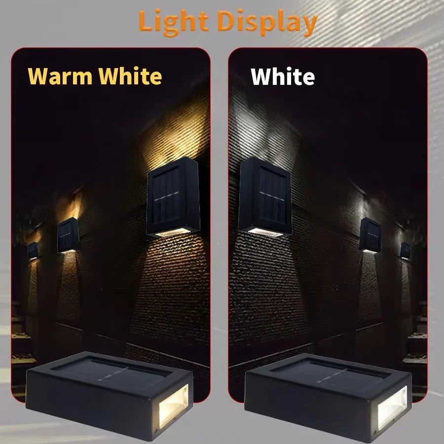 DecorBites™ Solar LED Outdoor Wall Light