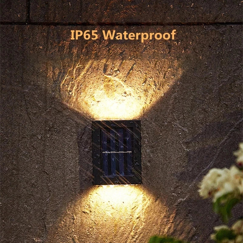 DecorBites™ Solar LED Outdoor Wall Light