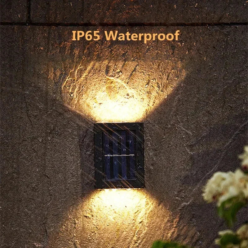 DecorBites™ Solar LED Outdoor Wall Light