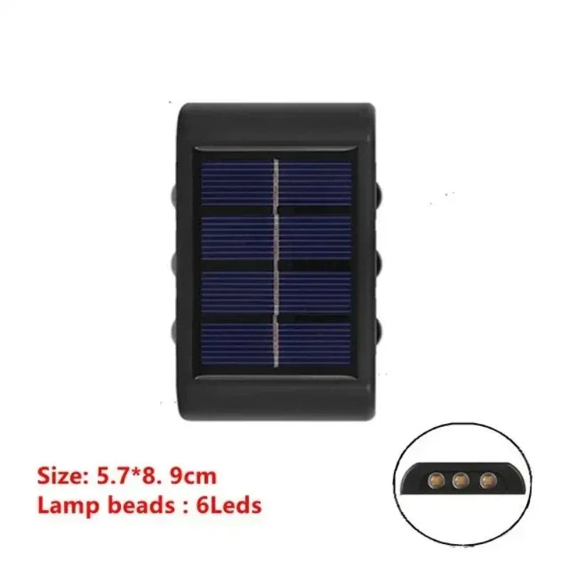 DecorBites™ Solar LED Outdoor Wall Light