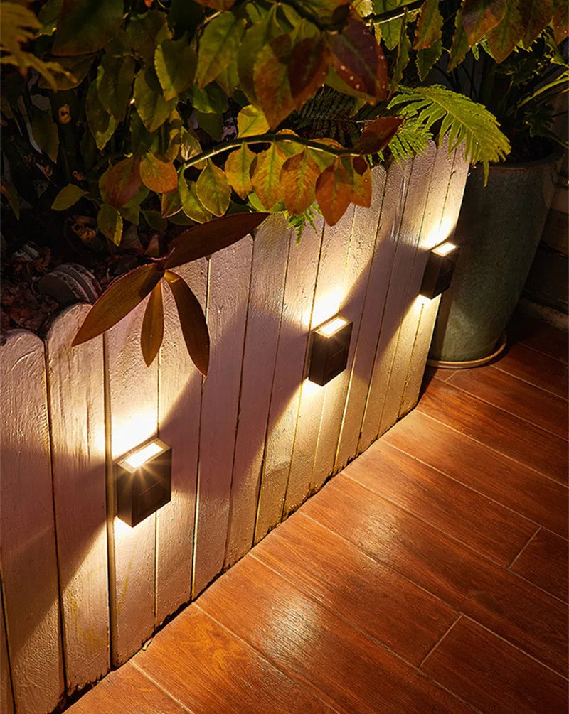 DecorBites™ Solar LED Outdoor Wall Light
