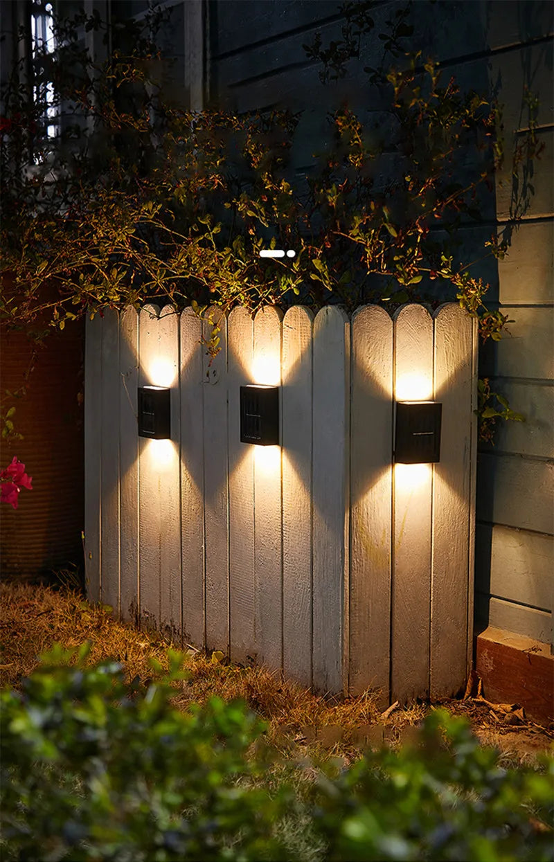 DecorBites™ Solar LED Outdoor Wall Light