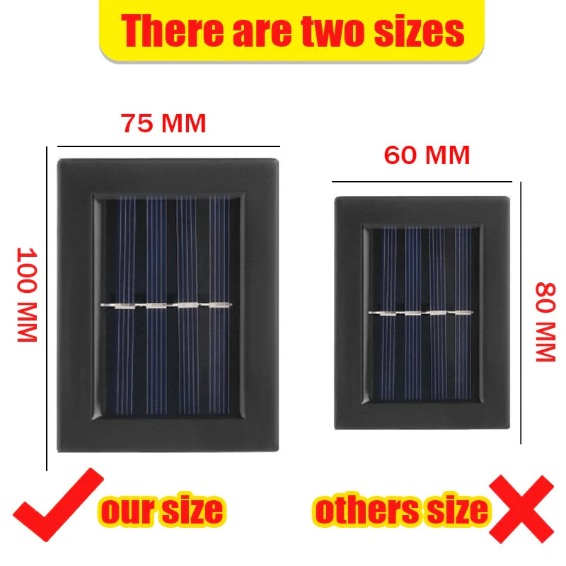 DecorBites™ Solar LED Outdoor Wall Light