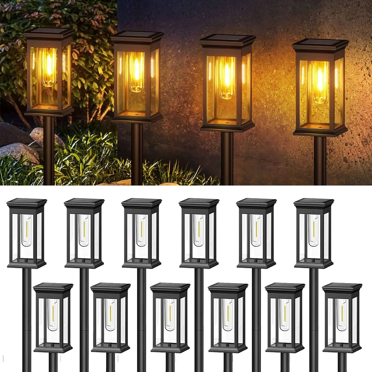 DecorBites™ Solar Lights Pack, Super Bright 12Hrs
