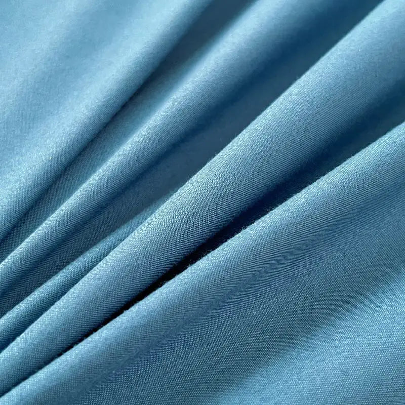 DecorBites™ Solid Color Brush Fabric Bedding Set - 4 Pieces