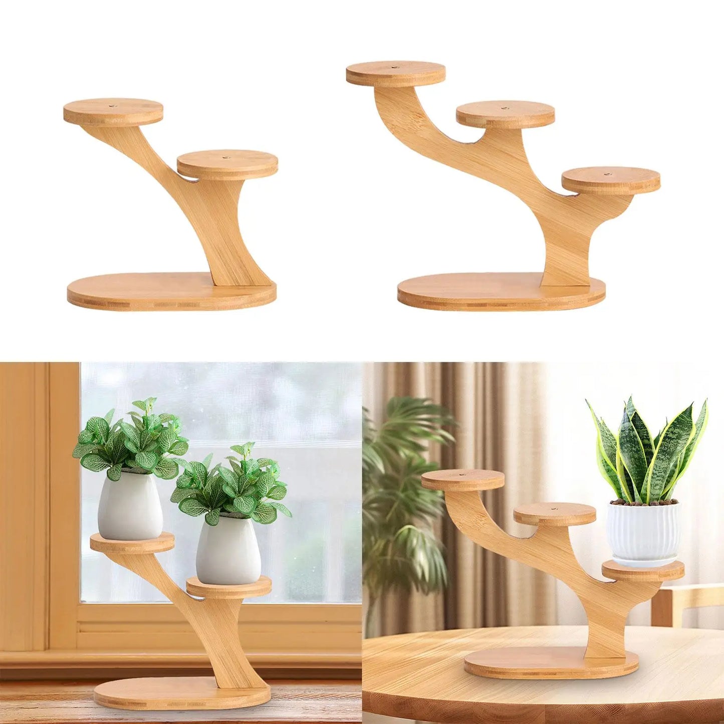 DecorBites™ Space-Saving Flower Pot Stand for Home and Office