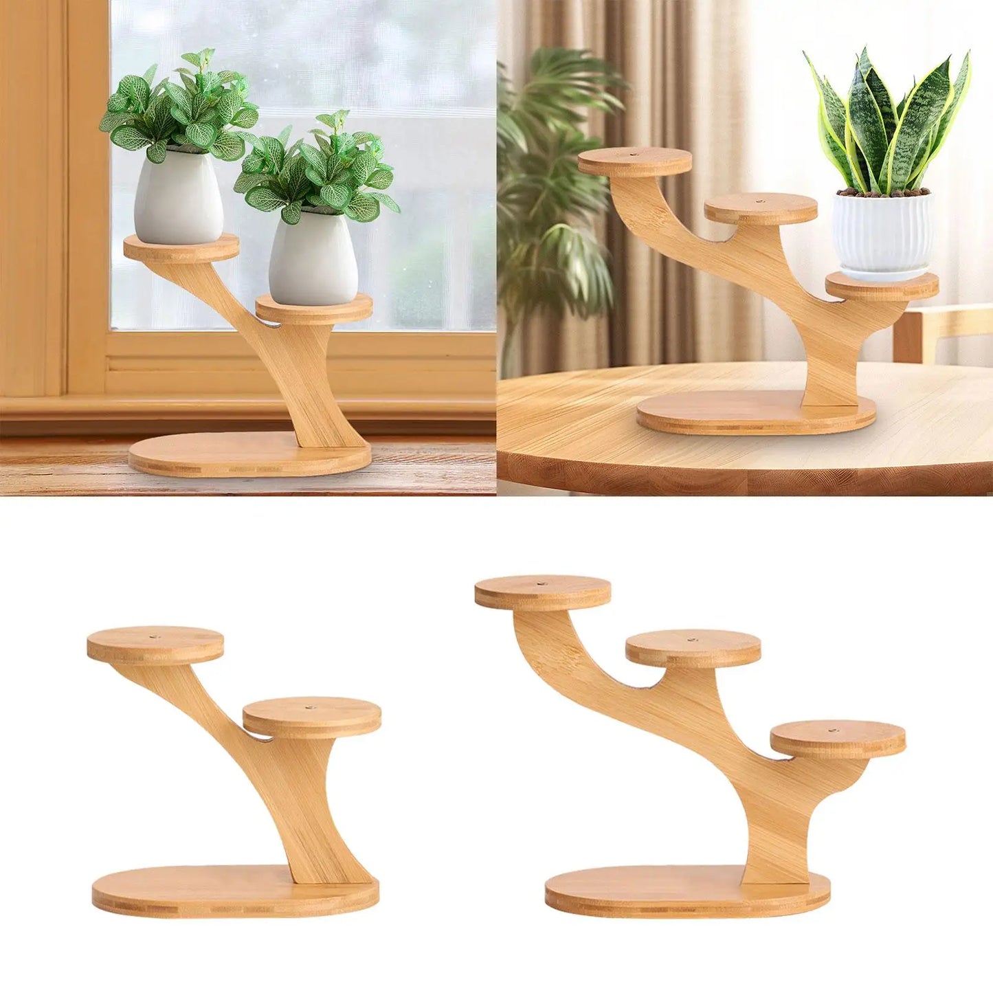 DecorBites™ Space-Saving Flower Pot Stand for Home and Office