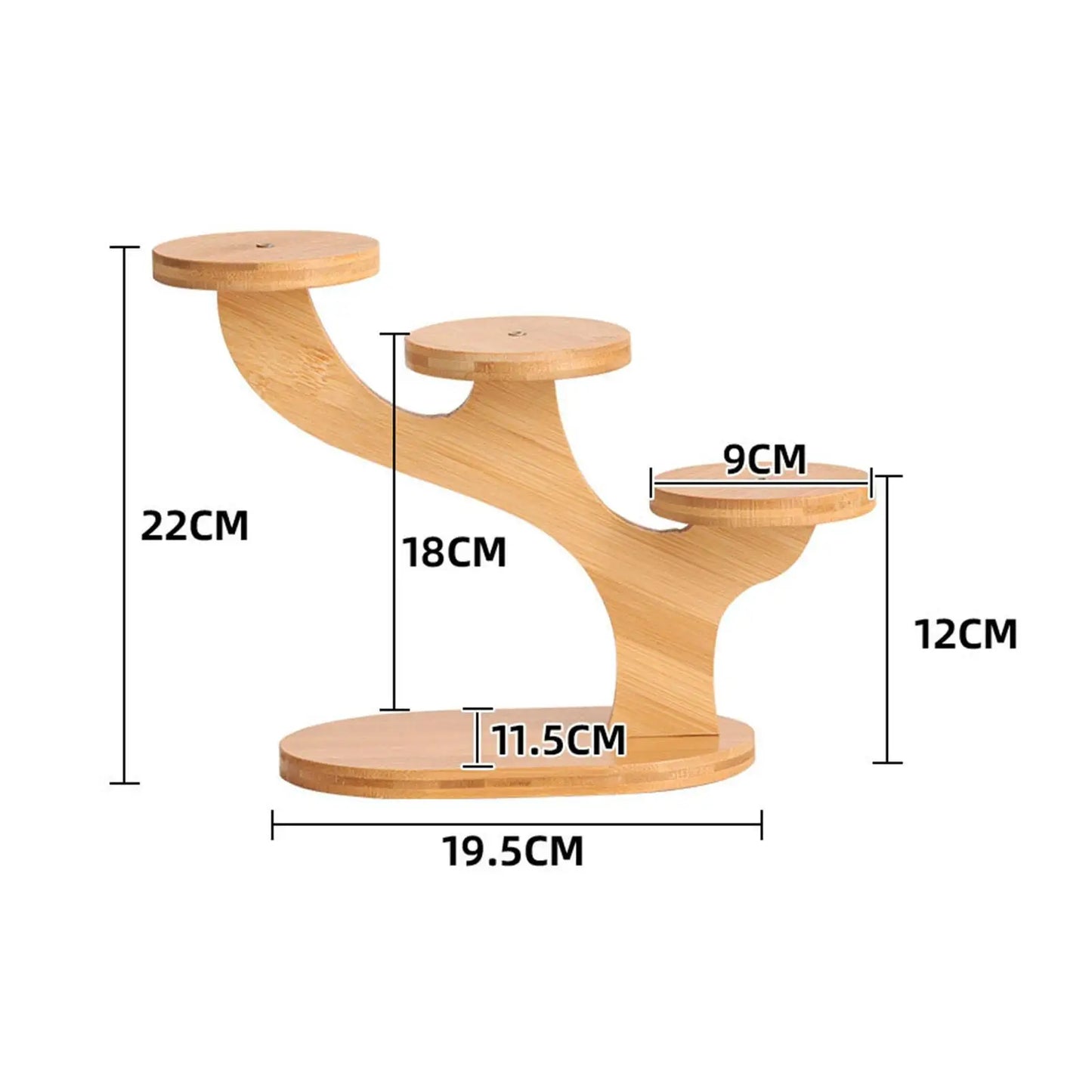 DecorBites™ Space-Saving Flower Pot Stand for Home and Office