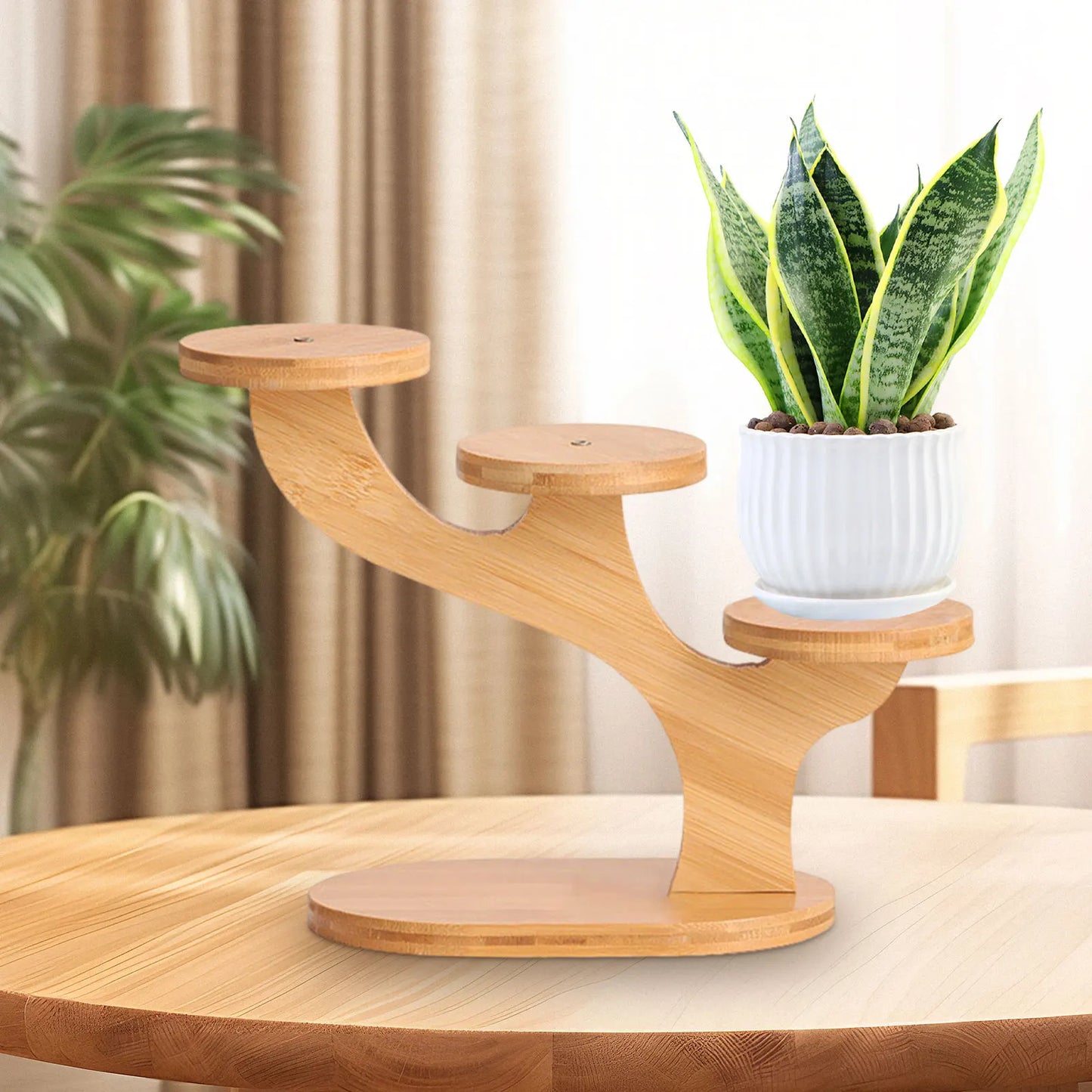 DecorBites™ Space-Saving Flower Pot Stand for Home and Office