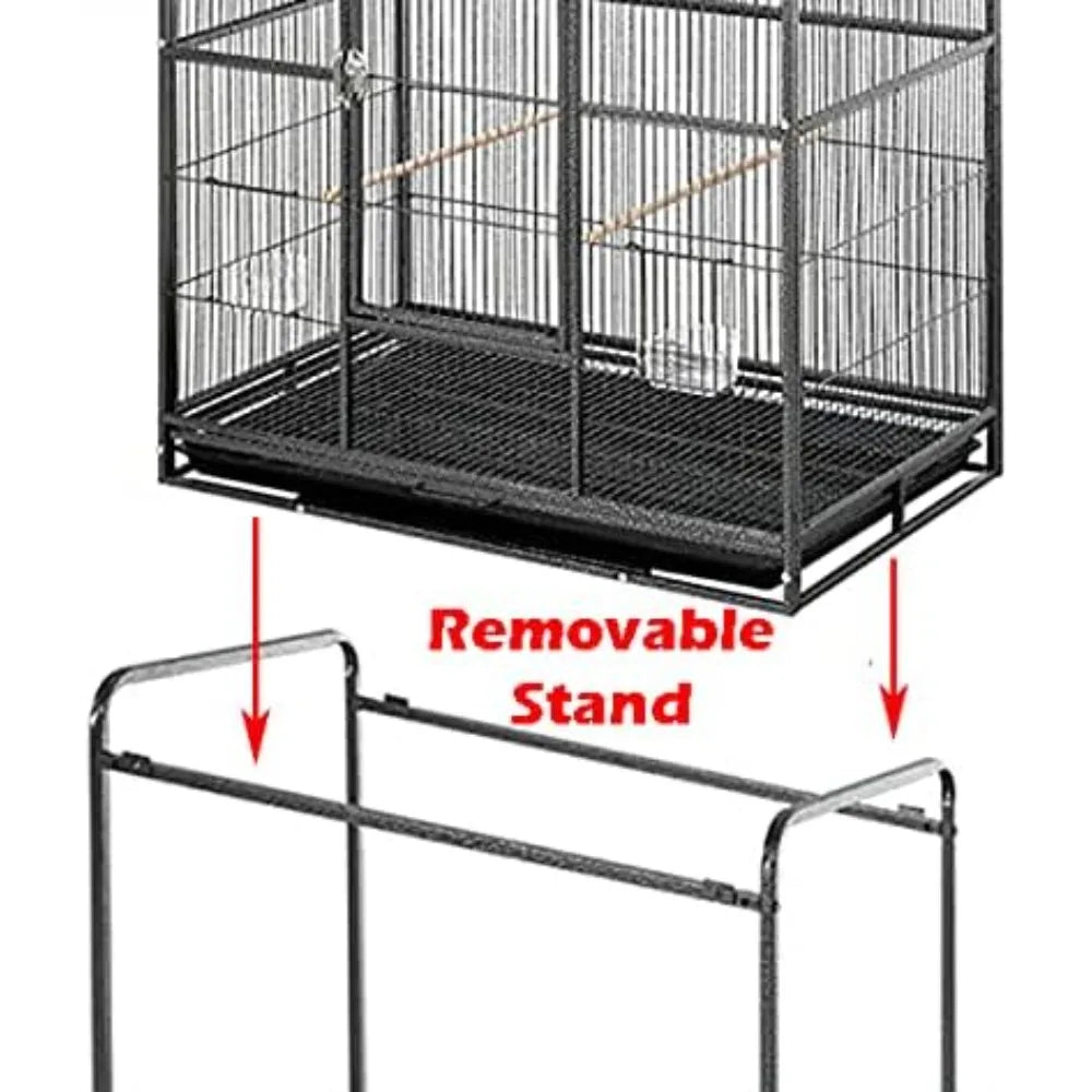 DecorBites™ Spacious Double Bird Cage with Breeding Dividers