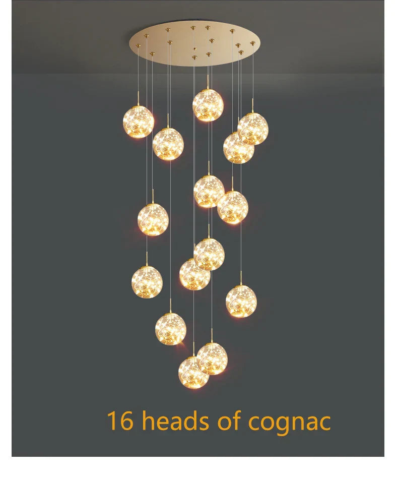 DecorBites™ Spiral Crystal Ball Chandelier Light - Free Shipping