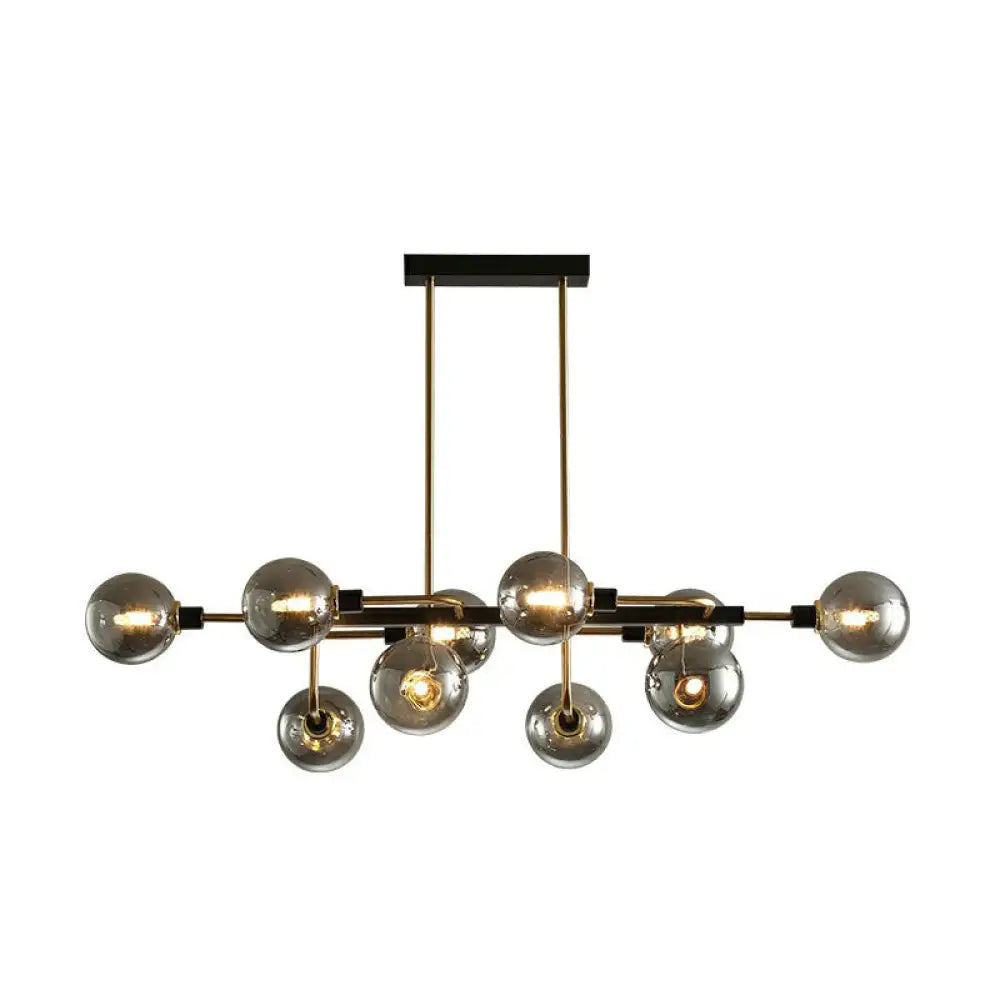 DecorBites™ Sputnik Hanging Island Light - Minimalist Glass Ball Pendant for Dining Room