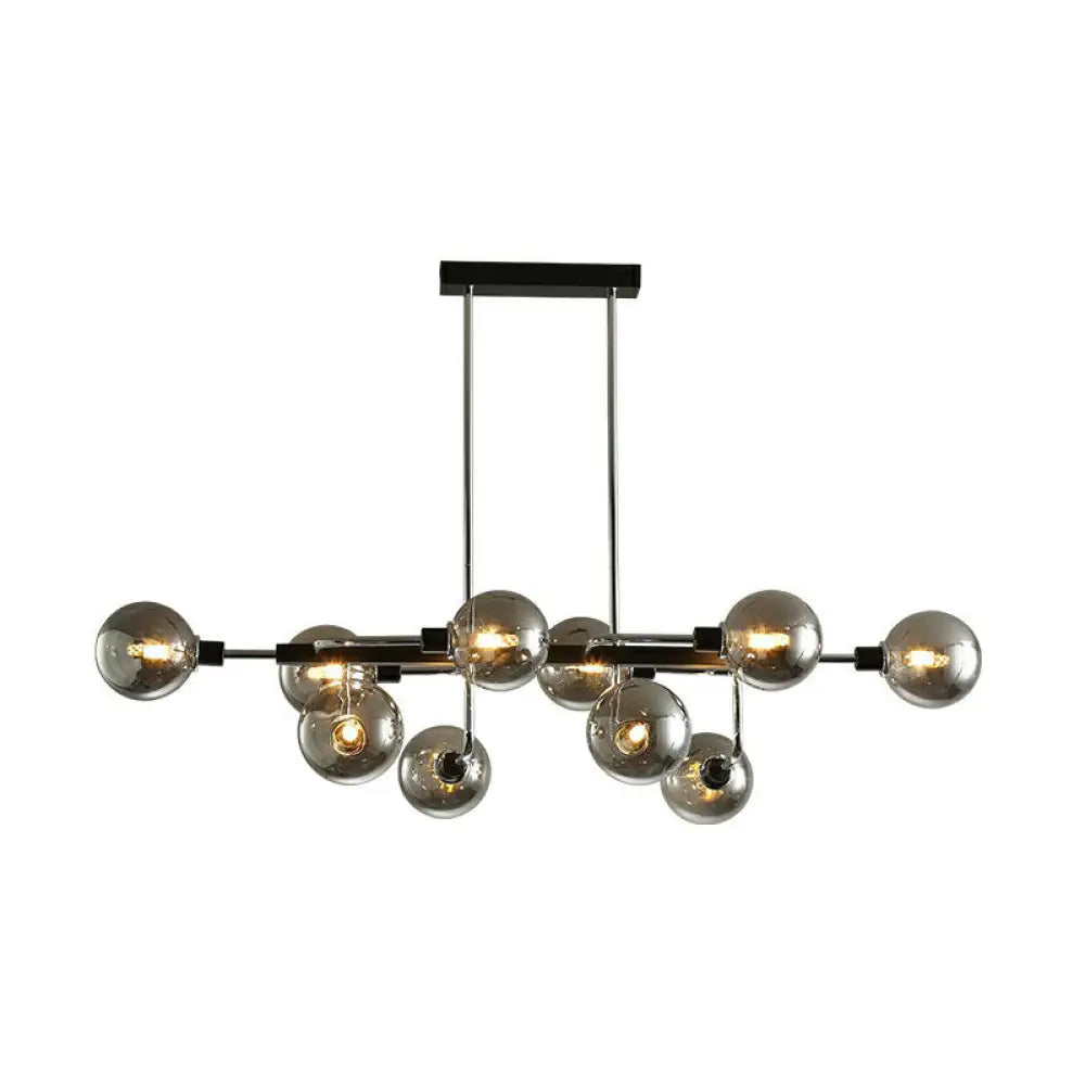 DecorBites™ Sputnik Hanging Island Light - Minimalist Glass Ball Pendant for Dining Room
