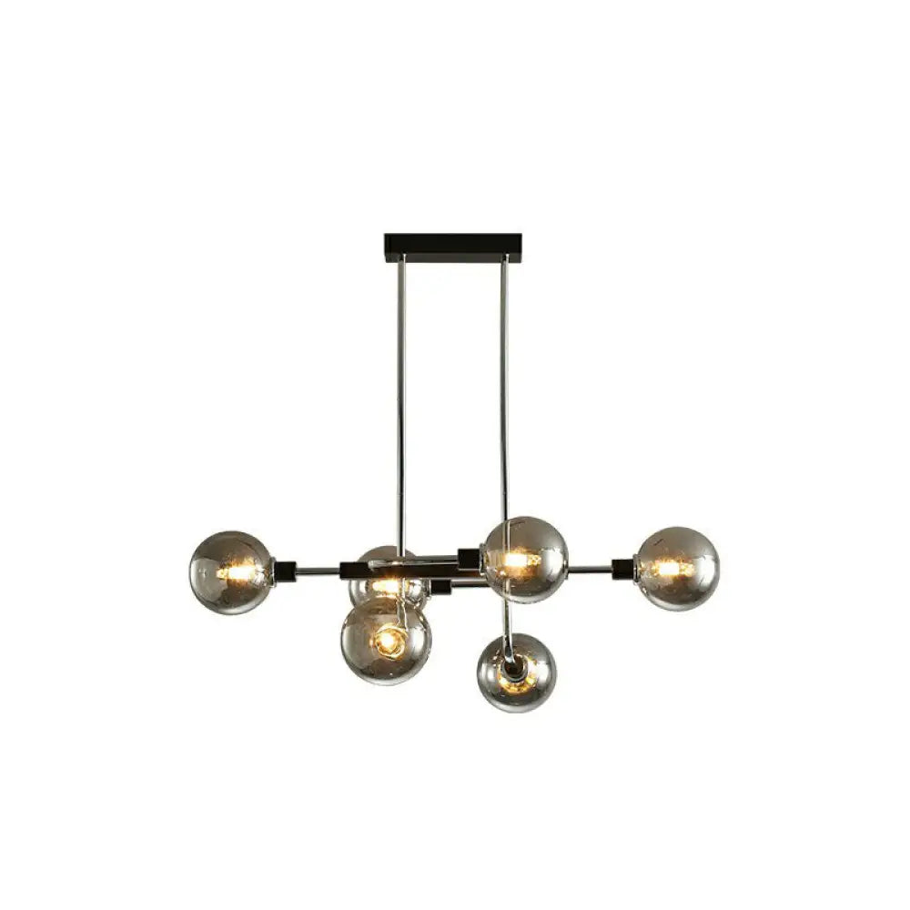 DecorBites™ Sputnik Hanging Island Light - Minimalist Glass Ball Pendant for Dining Room